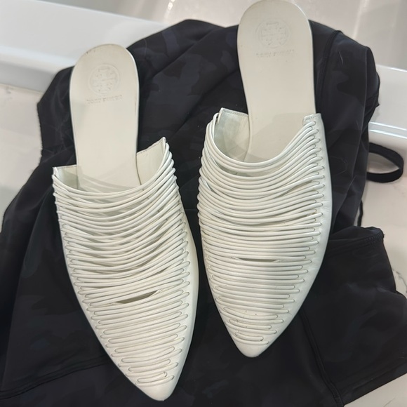 Tory Burch leather slides - Picture 1 of 7